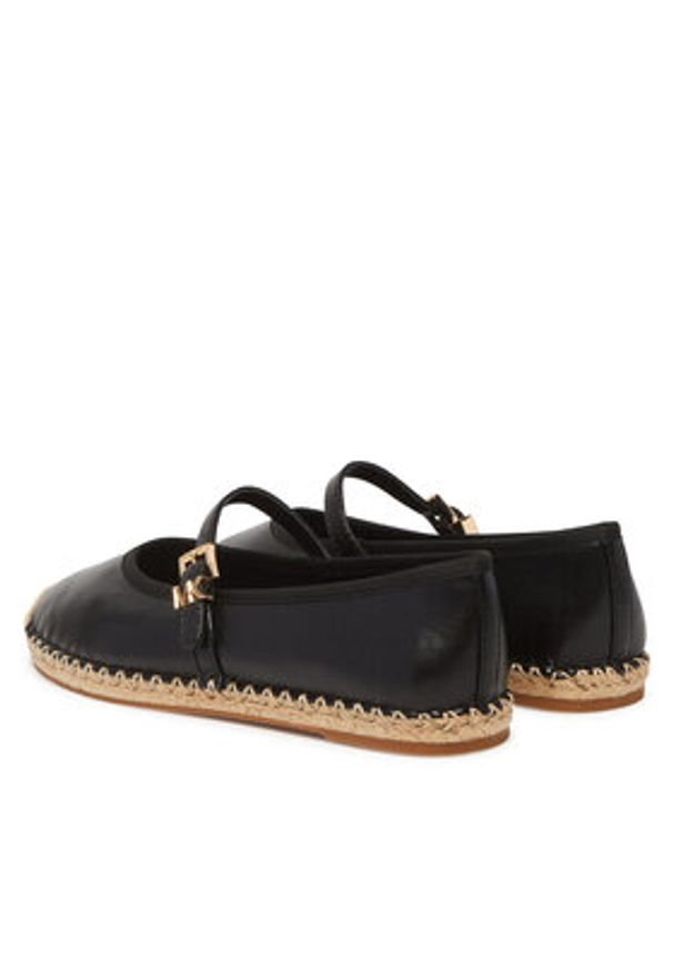 MICHAEL Michael Kors Espadryle 40S5LYFP2L Czarny. Kolor: czarny. Materiał: skóra