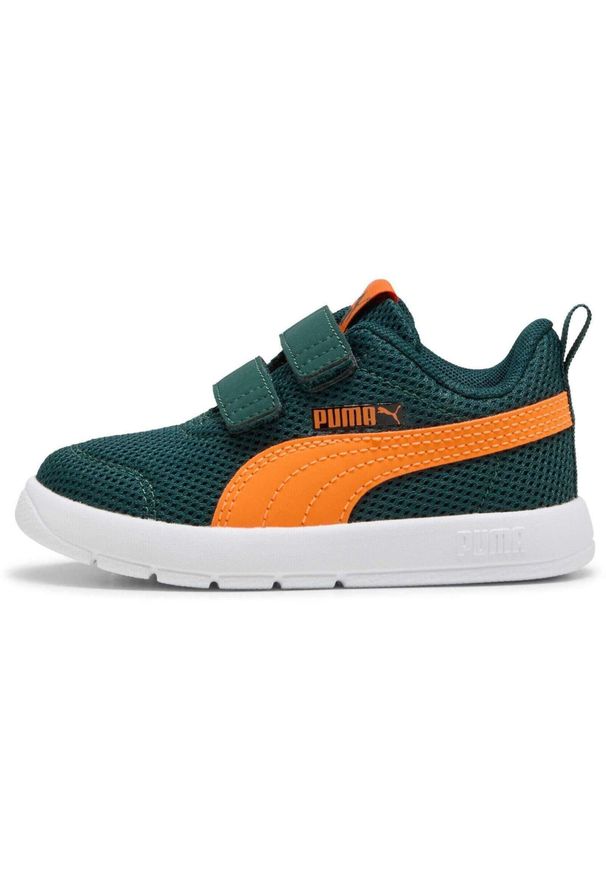 Adidasy Puma Courtflex V3 Mesh Inf Clyde Royal-puma W, Dzieci. Okazja: na uczelnię. Kolor: zielony. Materiał: mesh. Sport: joga i pilates