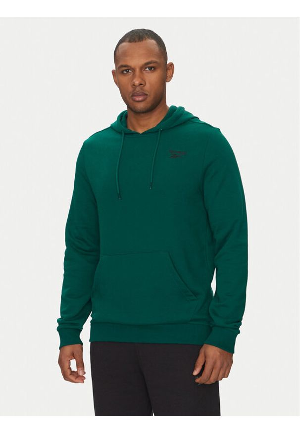Reebok Bluza 100217207 Zielony Regular Fit. Kolor: zielony. Materiał: syntetyk