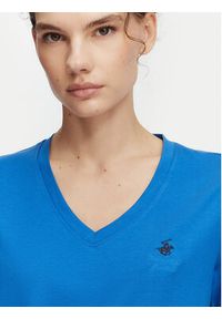 Beverly Hills Polo Club T-Shirt P-SS26W-TS516518 Niebieski Regular Fit. Typ kołnierza: polo. Kolor: niebieski. Materiał: bawełna #2