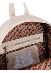 Juicy Couture Plecak BIJXT8702WPO Beżowy. Kolor: beżowy. Materiał: materiał, poliester