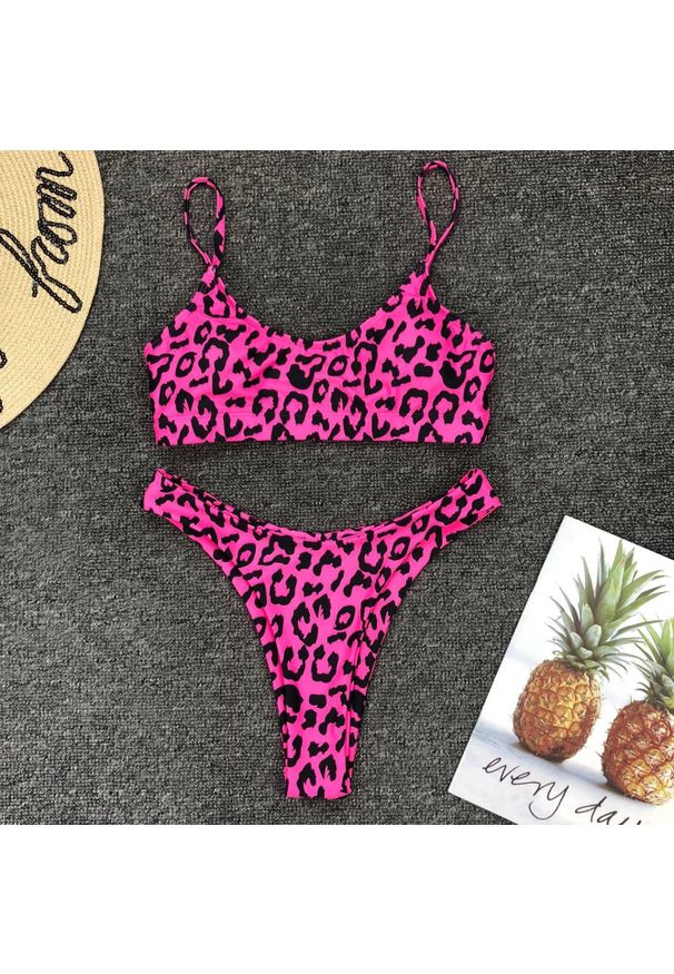 Intica - Strój kąpielowy bikini szybkoschnący z solidnym topem na lato Marys. Kolor: wielokolorowy. Materiał: materiał