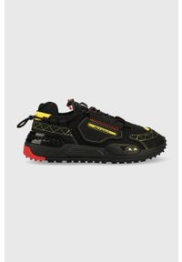 Polo Ralph Lauren sneakersy PS200 kolor czarny 809846170002. Nosek buta: okrągły. Zapięcie: sznurówki. Kolor: czarny. Materiał: guma #1