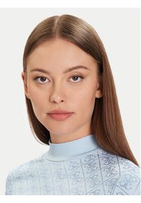 Guess Bluzka W5BP48 K7182 Błękitny Slim Fit. Kolor: niebieski. Materiał: syntetyk #6