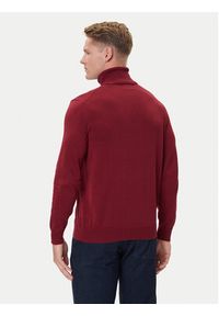 GANT - Gant Golf 8030563 Bordowy Regular Fit. Typ kołnierza: golf. Kolor: czerwony. Materiał: bawełna #2