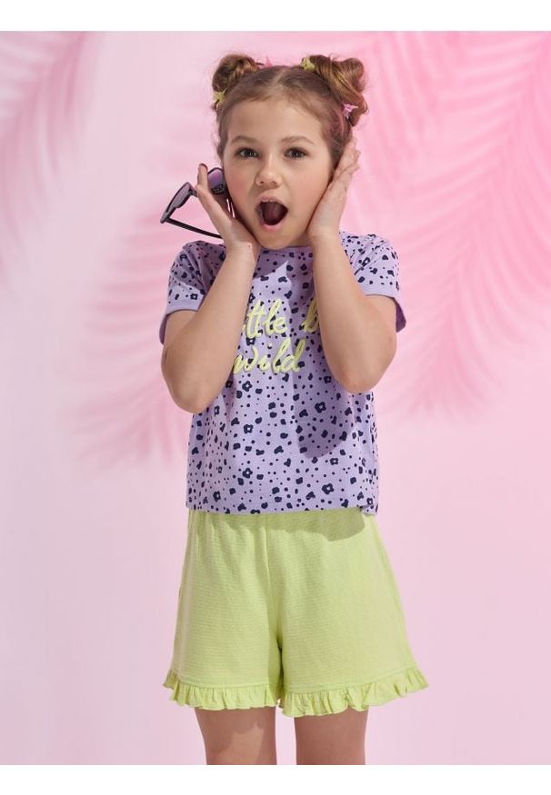 Sinsay - Szorty - żółty. Kolor: żółty. Materiał: bawełna. Długość: krótkie