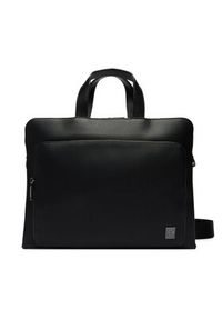 Calvin Klein Torba na laptopa Emblem Hw Commuter LV04D3290G Czarny. Kolor: czarny. Materiał: skóra #5
