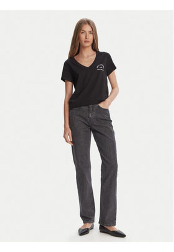 Karl Lagerfeld Jeans Jeansy A3W10003 Szary Straight Fit. Kolor: szary