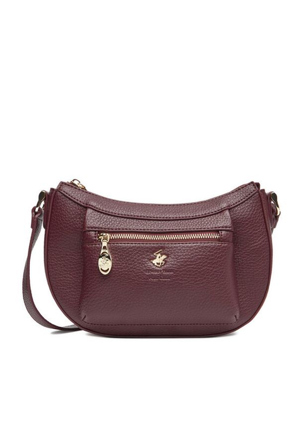 Beverly Hills Polo Club Torebka C-BHPC-L-017-08 Bordowy. Kolor: czerwony