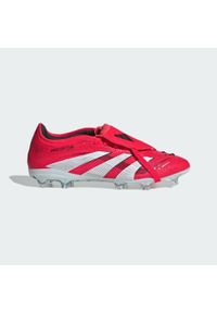 Adidas - Buty Predator Pro Fold-Over Tongue FG. Kolor: czerwony, czarny, biały, wielokolorowy. Sport: piłka nożna