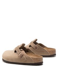 Birkenstock Klapki Boston Bs 960813 Beżowy. Kolor: beżowy. Materiał: skóra, nubuk #4