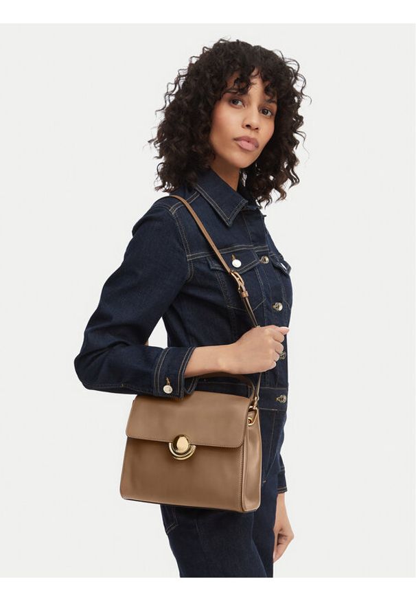 Furla Torebka Domus S Top WB01957 BX4184 IT 4489S Brązowy. Kolor: brązowy. Materiał: skórzane