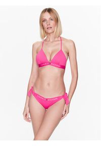 TOMMY HILFIGER - Tommy Hilfiger Góra od bikini UW0UW04109 Różowy. Kolor: różowy. Materiał: syntetyk