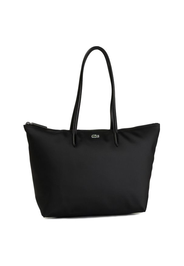 Lacoste - Torebka LACOSTE - L Shopping Bag NF1888PO Black 000. Kolor: czarny. Materiał: skórzane