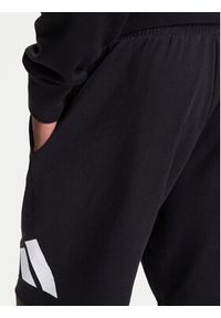 Adidas - adidas Szorty sportowe Essentials Big Logo JE8956 Czarny Regular Fit. Kolor: czarny. Materiał: syntetyk, bawełna. Styl: sportowy #2