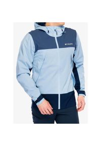 columbia - Kurtka przeciwdeszczowa męska Columbia Boulder Falls Jacket. Kolor: niebieski
