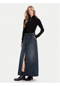 G-Star RAW - G-Star Raw Spódnica jeansowa D25979-D577 Granatowy Baggy Fit. Kolor: niebieski. Materiał: bawełna #4