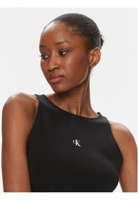 Calvin Klein Jeans Top Archival J20J223107 Czarny Slim Fit. Kolor: czarny. Materiał: syntetyk, wiskoza #3