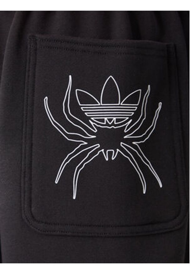 Adidas - adidas Szorty sportowe Spiders JW0205 Czarny Oversize. Kolor: czarny. Materiał: bawełna. Styl: sportowy