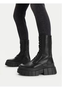 DeeZee Trzewiki CEO-HY305-21 Czarny. Kolor: czarny. Materiał: materiał #3