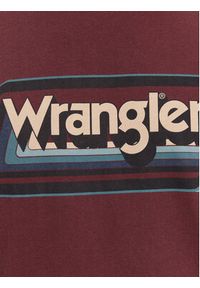 Wrangler T-Shirt 112341242 Brązowy Relaxed Fit. Kolor: brązowy. Materiał: bawełna #3
