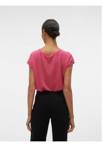 Vero Moda T-Shirt Ava 10284468 Różowy Regular Fit. Kolor: różowy. Materiał: lyocell #4