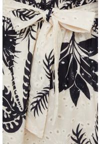 Answear Lab sukienka bawełniana kolor biały maxi rozkloszowana. Typ kołnierza: dekolt w karo. Kolor: biały. Materiał: bawełna. Typ sukienki: rozkloszowane. Styl: wakacyjny. Długość: maxi #3