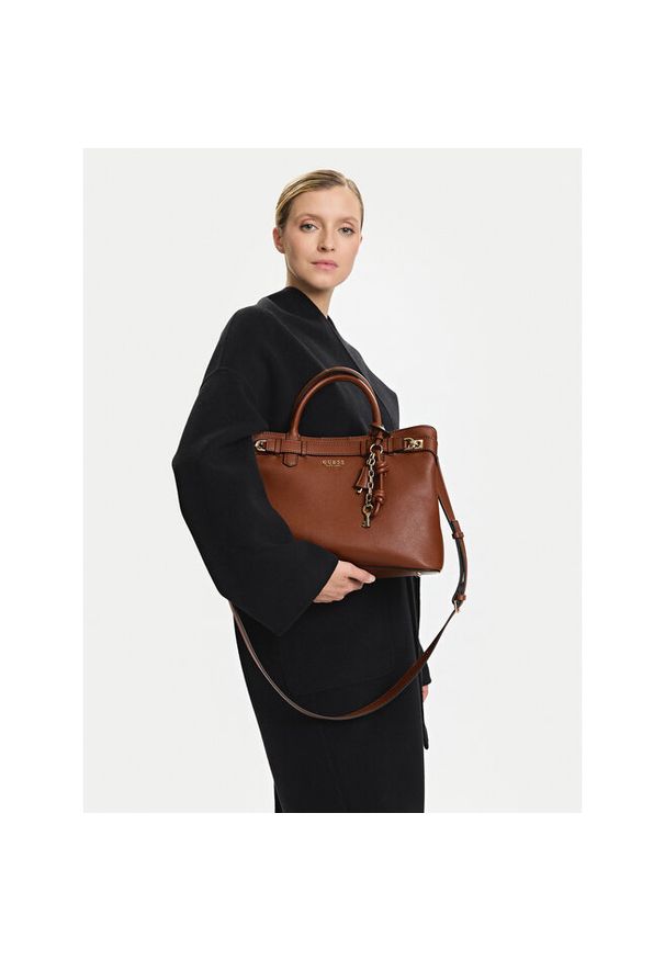 Torebka Guess. Kolor: brązowy