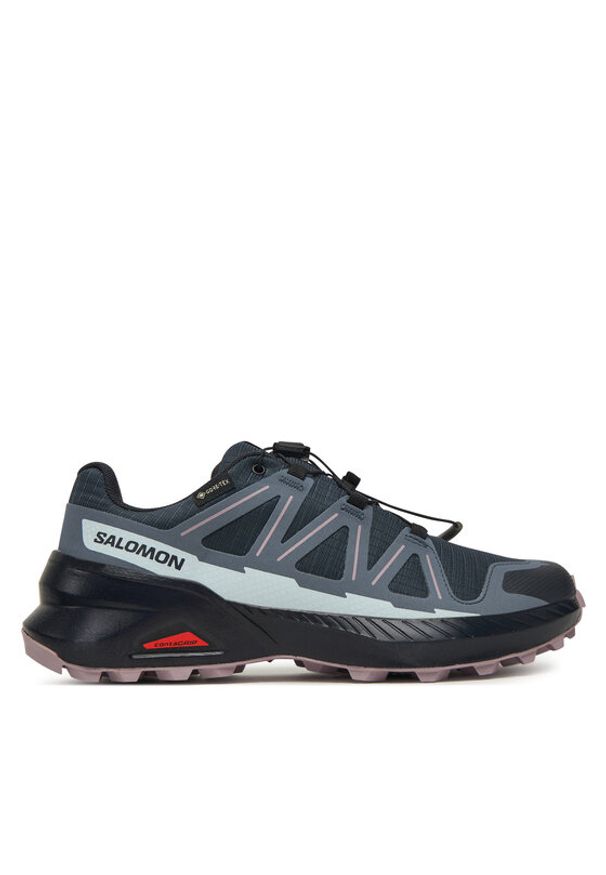 salomon - Salomon Buty do biegania Speedcross Peak Gore-Tex L47790700 Granatowy. Kolor: niebieski. Materiał: materiał. Technologia: Gore-Tex. Model: Salomon Speedcross
