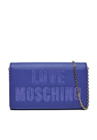 Love Moschino - Torebka LOVE MOSCHINO. Kolor: niebieski