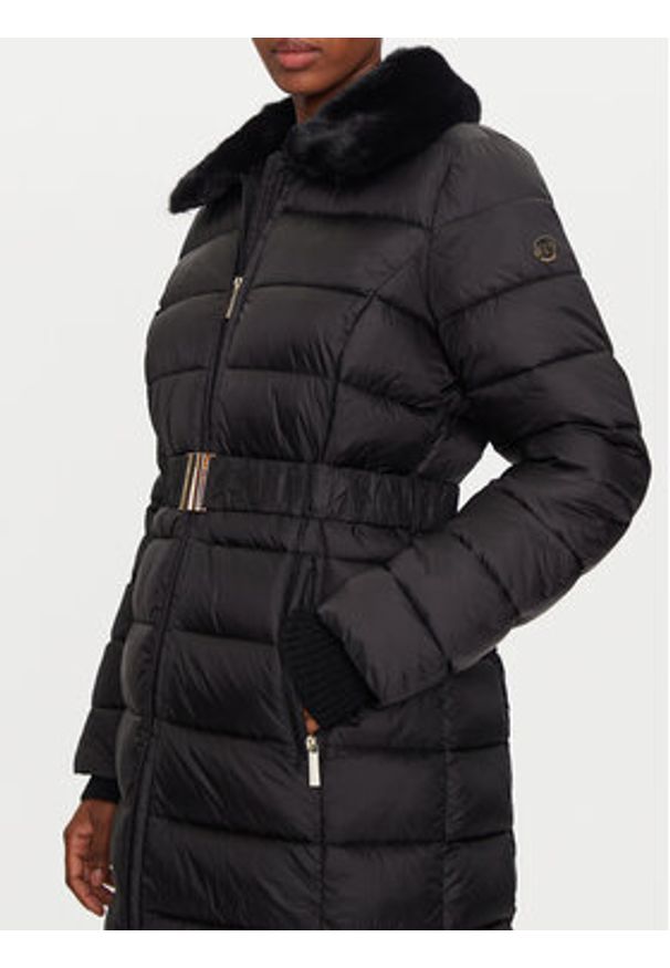 MICHAEL Michael Kors Płaszcz zimowy 77B6597M42 Czarny Slim Fit. Kolor: czarny. Materiał: syntetyk. Sezon: zima