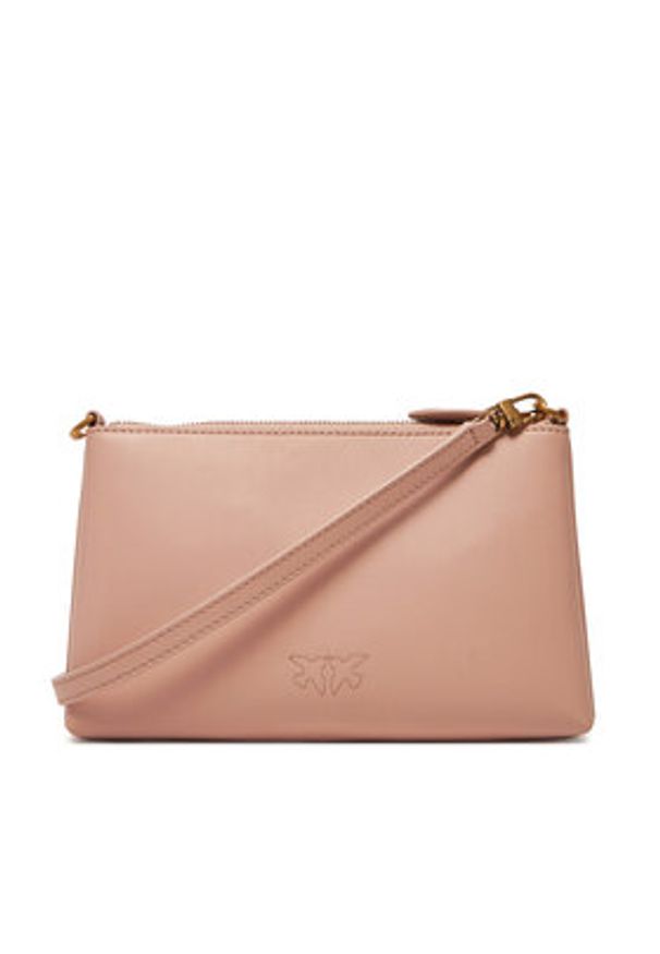 Pinko - PINKO Torebka Flat Horizontal Mini PE 25 PCPL 104277 A0F1 Różowy. Kolor: różowy. Materiał: skórzane