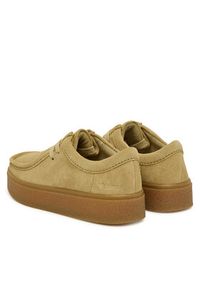 Clarks Półbuty Boxbee Walla. 26328110 Beżowy. Kolor: beżowy. Materiał: skóra, zamsz #3