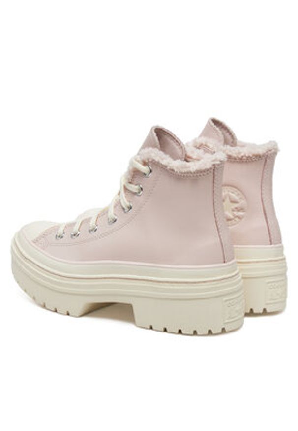 Converse Trampki Chuck Taylor All Star Lugged Heel Sherpa A09346C 662 Różowy. Kolor: różowy. Materiał: materiał
