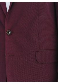Pako Lorente - PAKO LORENTE - Bordowa marynarka garniturowa. Kolor: czerwony. Materiał: wiskoza, poliester, elastan. Styl: młodzieżowy #5