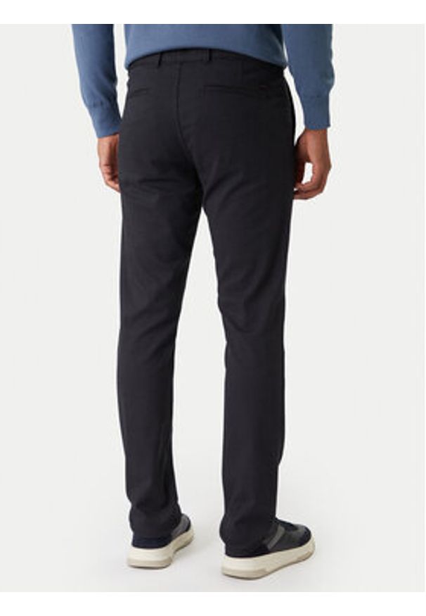 BOSS Chinosy 50547719 Czarny Slim Fit. Kolor: czarny. Materiał: bawełna