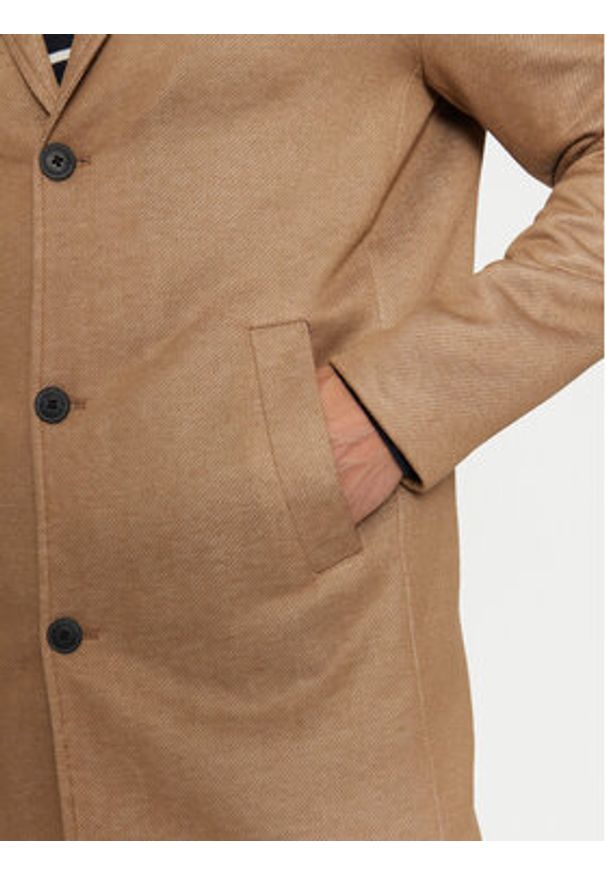 Jack & Jones - Jack&Jones Płaszcz przejściowy 12259805 Brązowy Regular Fit. Kolor: brązowy. Materiał: syntetyk