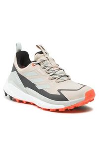 Adidas - adidas Trekkingi Terrex Free Hiker 2.0 Low GORE-TEX Hiking Shoes IG3202 Beżowy. Kolor: beżowy. Materiał: materiał #5