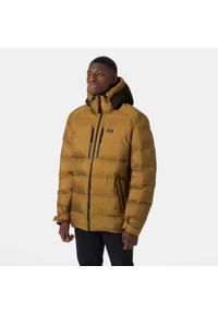 Kurtka z kapturem Helly Hansen Park. Typ kołnierza: kaptur. Kolor: brązowy. Materiał: syntetyk #1