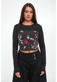 Versace Jeans Couture - Bluzka damska z siatką VERSACE JEANS COUTURE #3