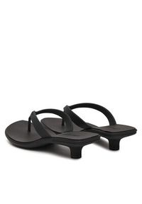 Calvin Klein Japonki Flip Flop Kitten Heel Thong Tpu HW0HW02965 Czarny. Kolor: czarny. Materiał: skóra #2