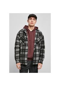 Kurtka Urban Classics plaid teddy lined. Kolor: czarny, biały, wielokolorowy #1