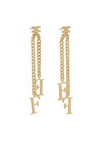 Elisabetta Franchi Kolczyki OR-17A-56E2-V220 Złoty. Materiał: metalowe. Kolor: złoty
