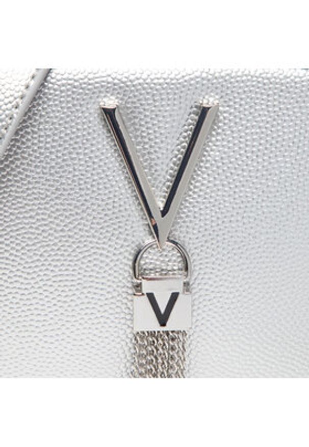 VALENTINO - Valentino Torebka Divina VBS1R409G Srebrny. Kolor: srebrny. Materiał: skórzane