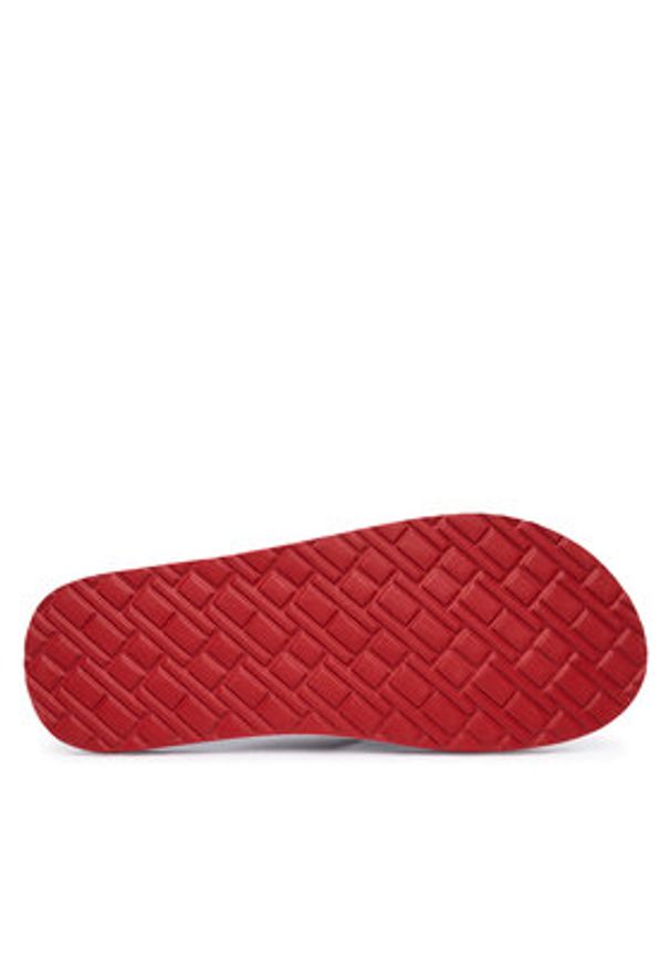 TOMMY HILFIGER - Tommy Hilfiger Japonki Sporty Hilfiger Beach Sandal FM0FM05913 Granatowy. Kolor: niebieski. Materiał: materiał. Styl: sportowy