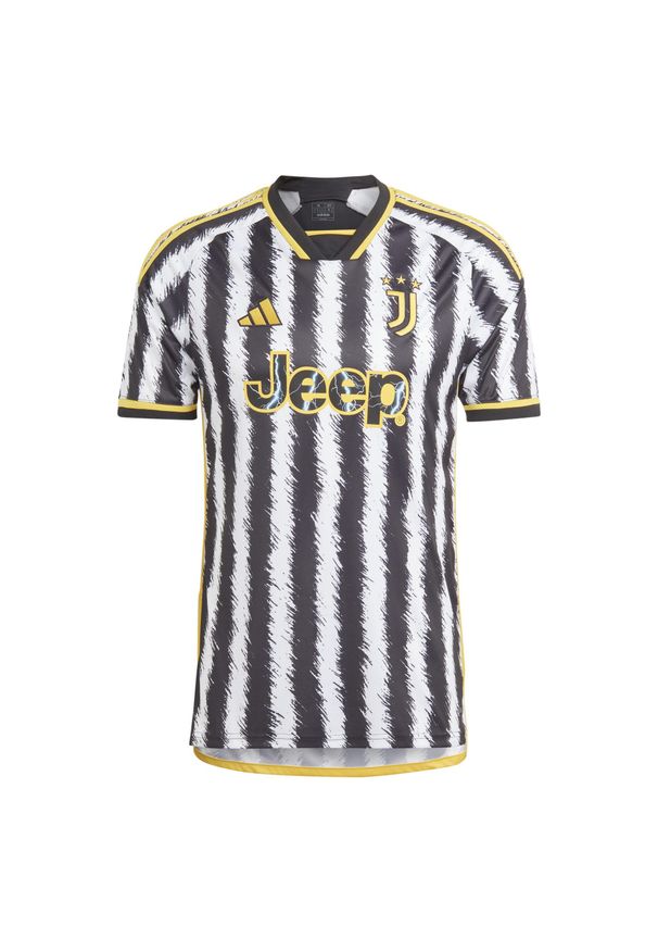 Adidas - Koszulka do piłki nożnej ADIDAS Juventus domowa sezon 2023/2024. Sport: fitness
