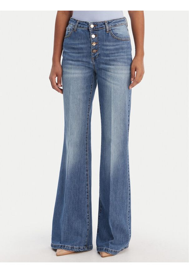 Fracomina Jeansy FR26SVA013D40902 Niebieski Bootcut Fit. Kolor: niebieski