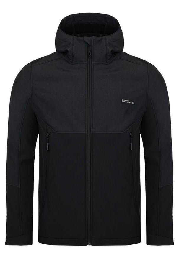 ZSPORT - Męska Kurtka Softshell Loep Lupp Czarna - Wiatroodporna i Oddychająca. Kolor: czarny. Materiał: softshell. Sport: turystyka piesza