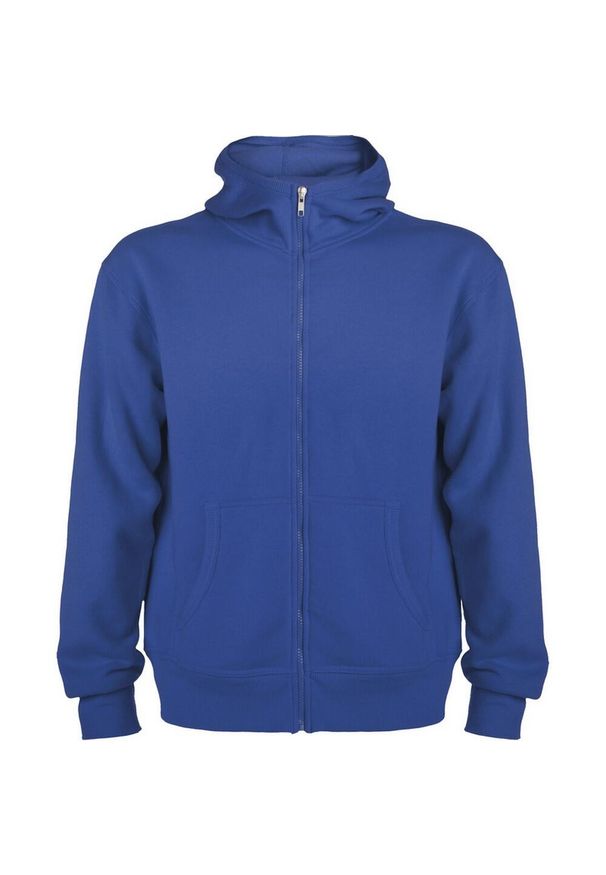 ROLY - Męska Bluza Z Kapturem Montblanc Full Zip. Typ kołnierza: kaptur. Kolor: niebieski