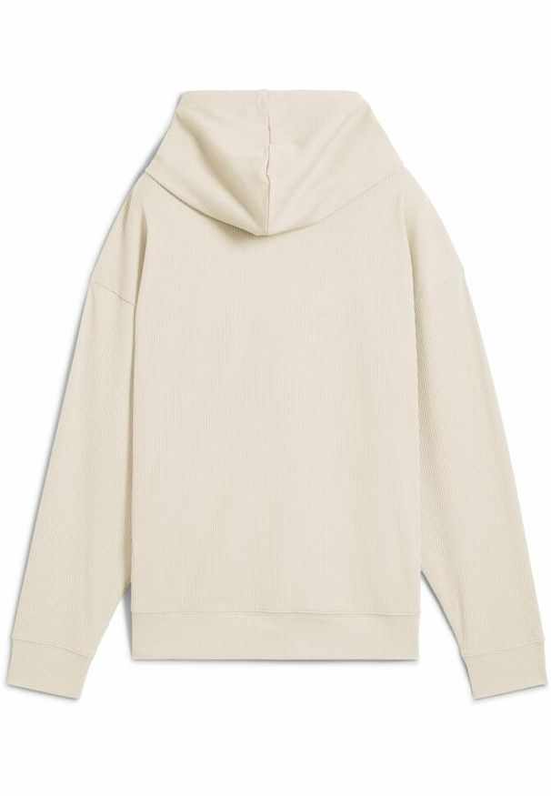 Bluza damska z kapturem Puma ESS Elevated Comfort. Typ kołnierza: kaptur. Kolor: biały. Wzór: haft